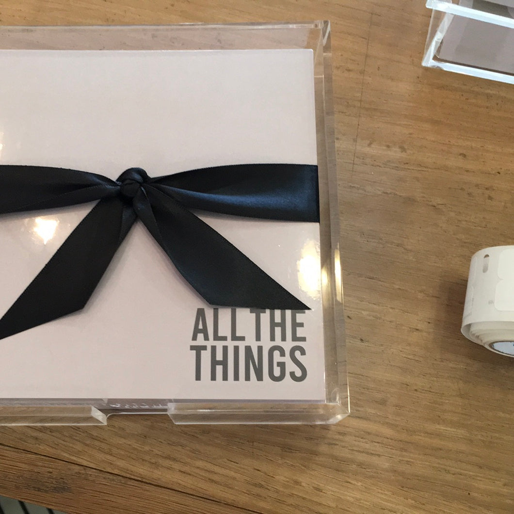 All the things acrylic paper