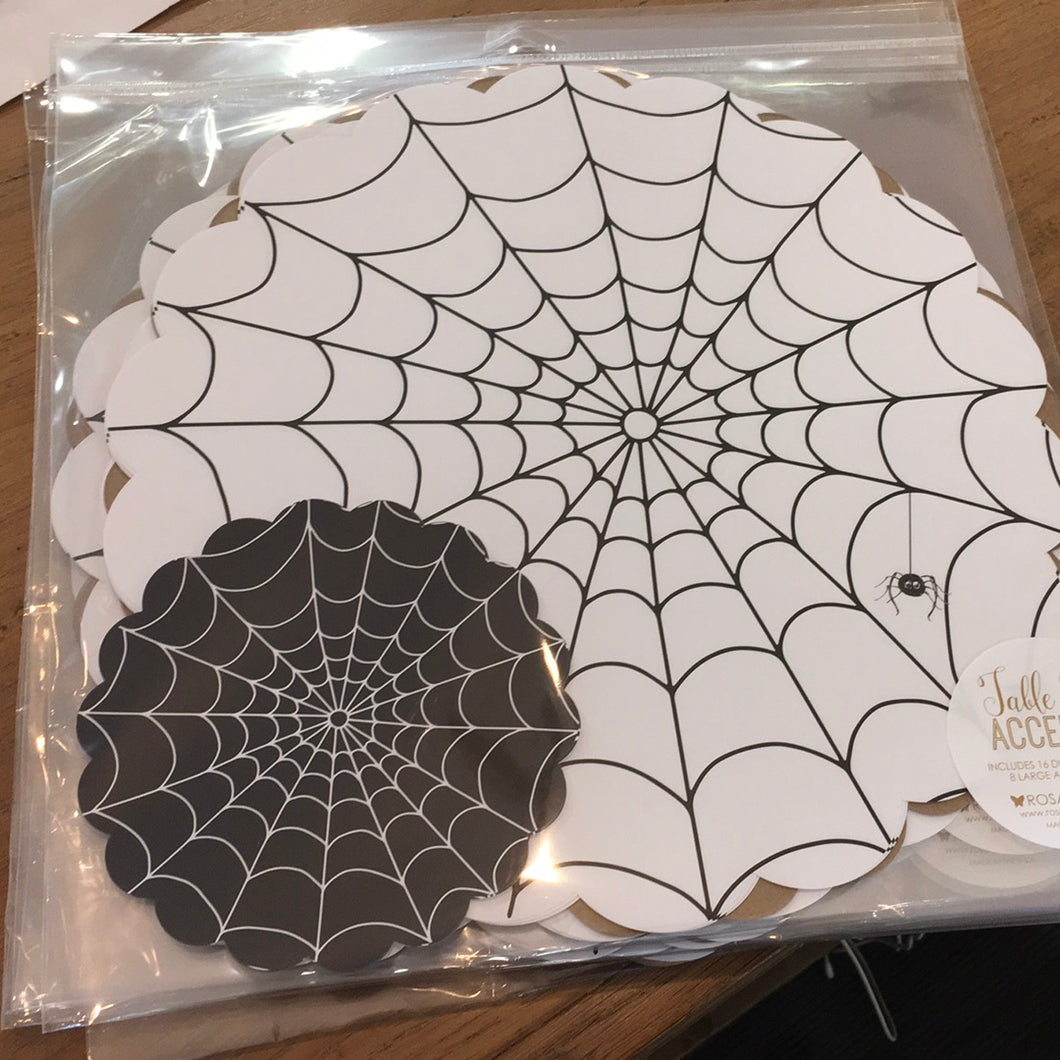 Spider Web Table Top Accents