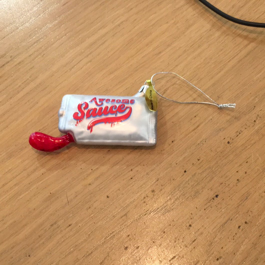 Awesome sauce ornament