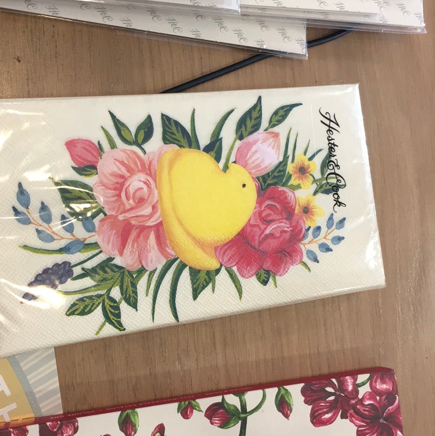 Hester & Cook peep napkin