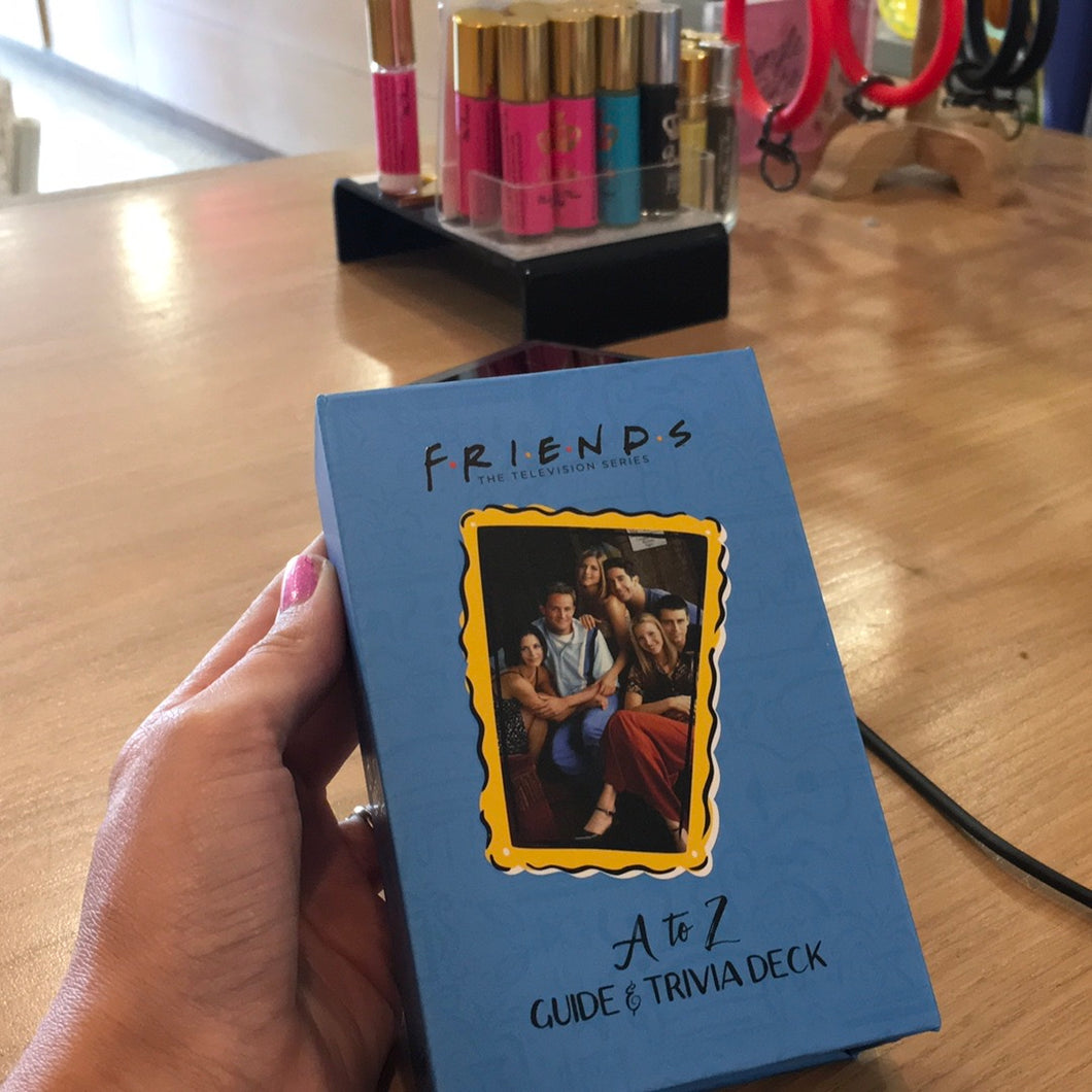Friends A to Z guide and trivia deck