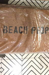 Beach people doormat