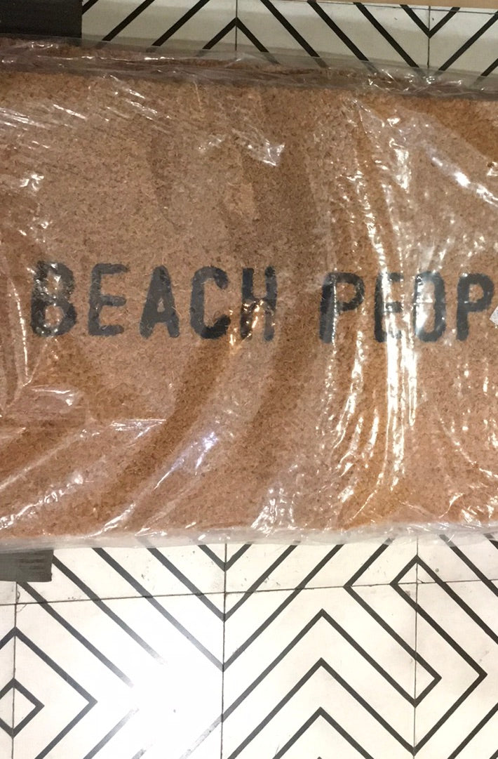 Beach people doormat