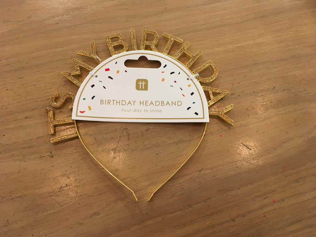It’s My Birthday Headband
