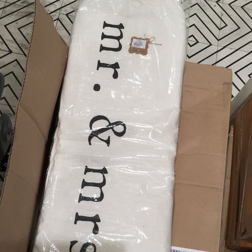 Long Mr. Mrs. Pillow - Bolster