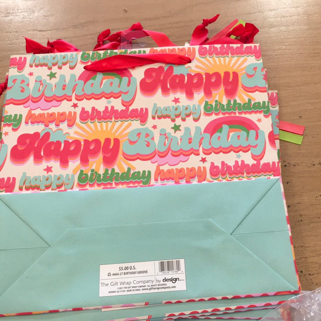 Birthday groove bag, the gift wrap company