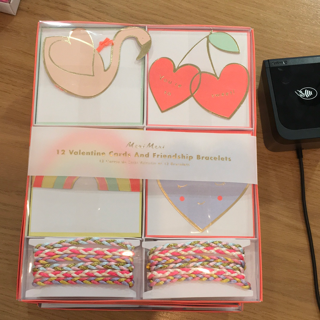 Valentine Card & Friendship Bracelets