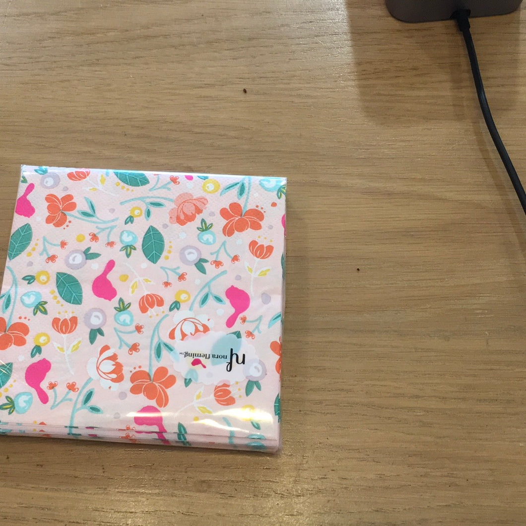 Nora Fleming hummingbird napkin