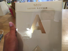 Load image into Gallery viewer, Gold Letter Banner