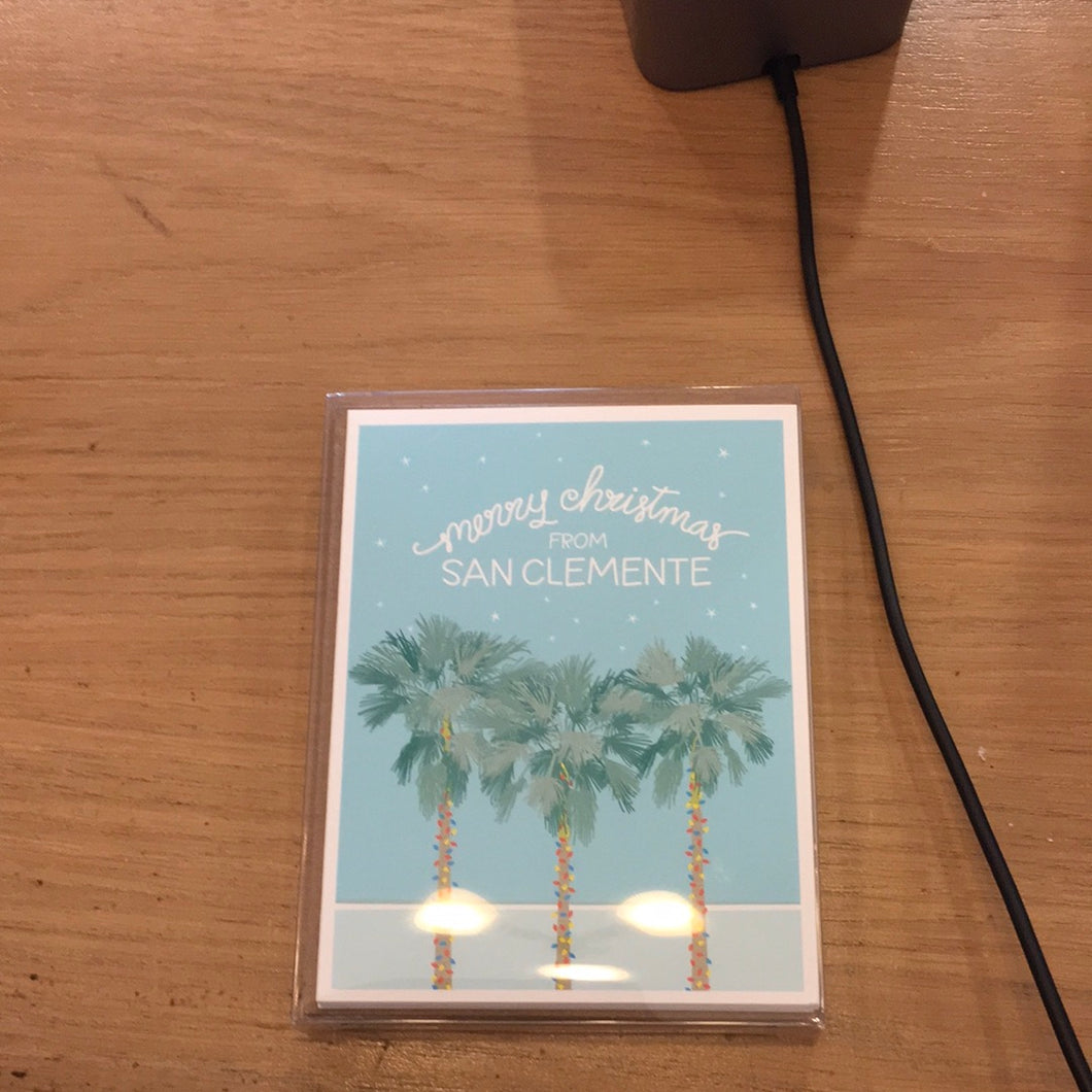 Card by apartment 2 boxed merry Christmas from San Clemente