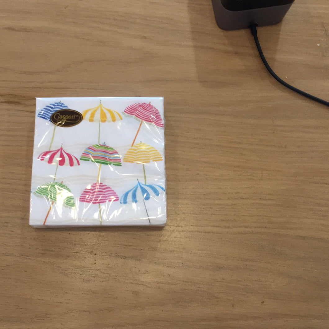 Caspari Beach Umbrellas napkins