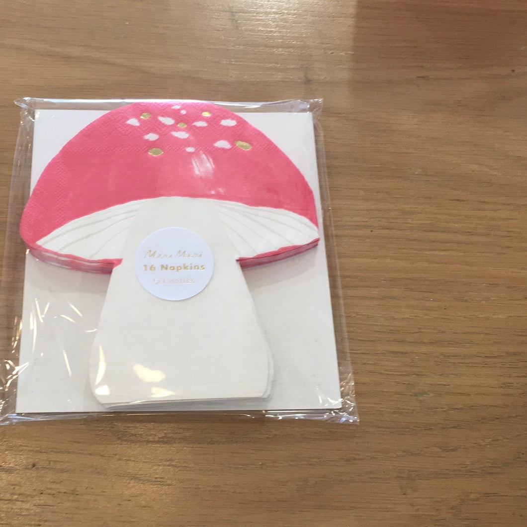 Mushroom napkin