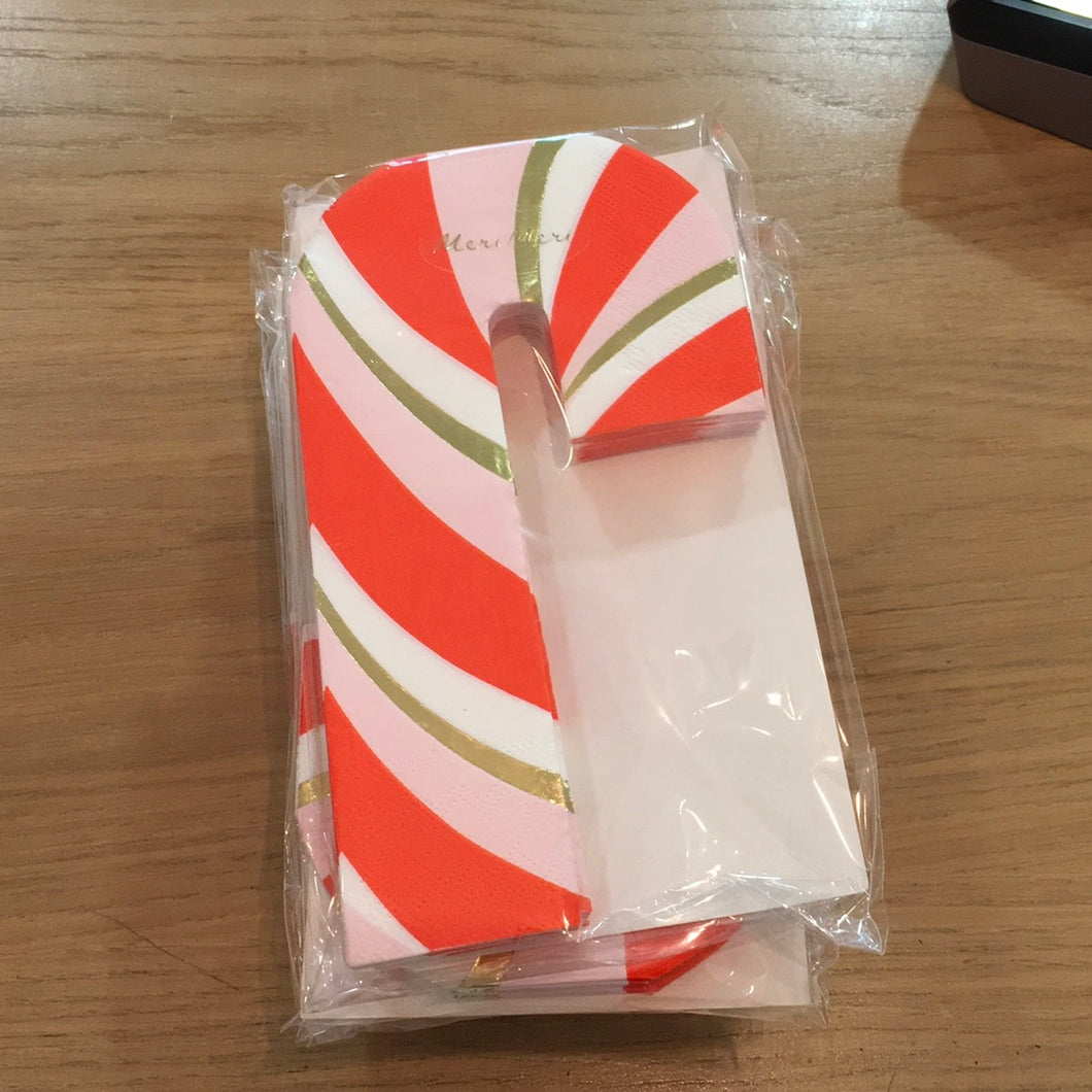 Candy Cane Napkins