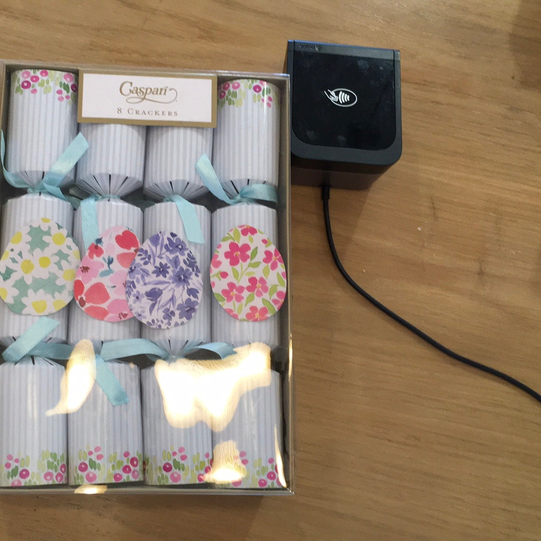 Caspari floral Easter eggs cracker