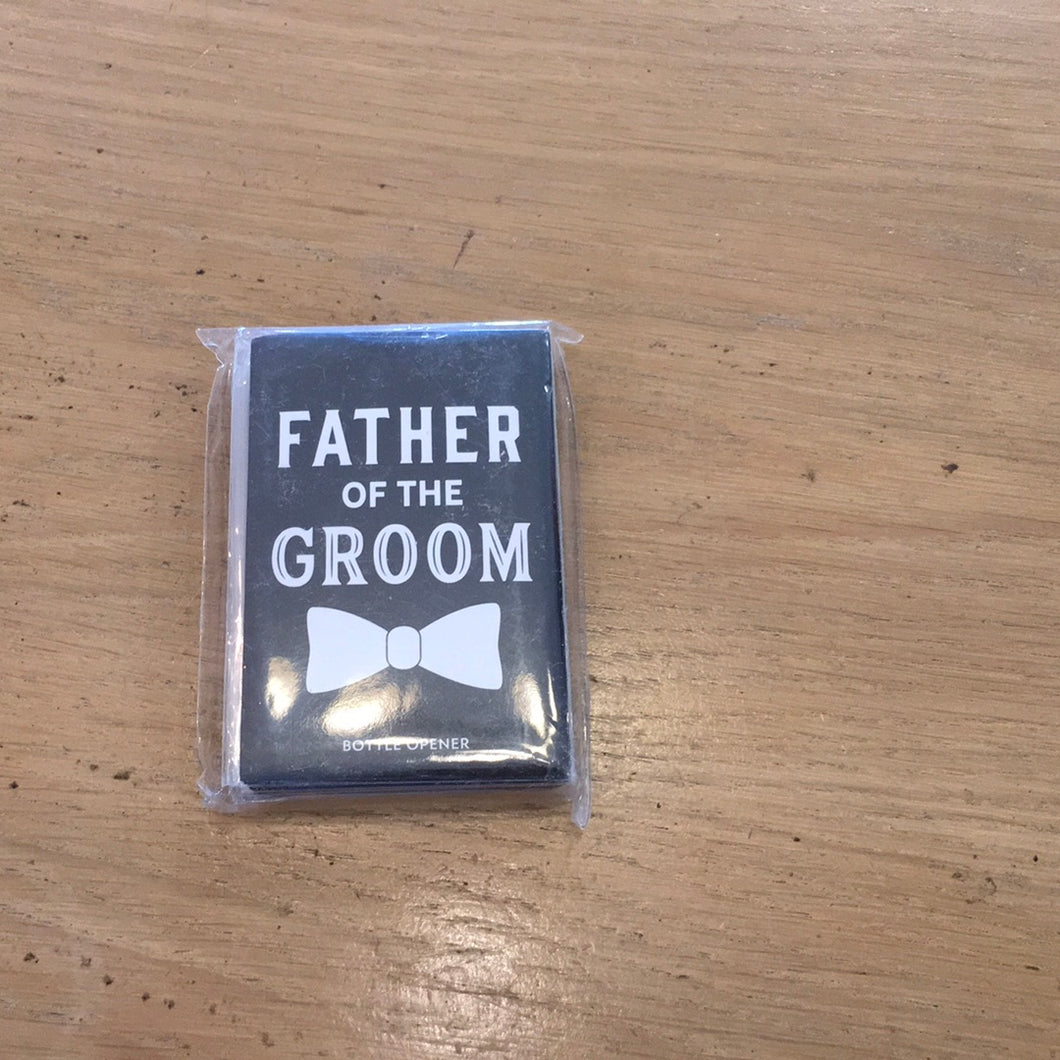 Father of the groom bottle opener
