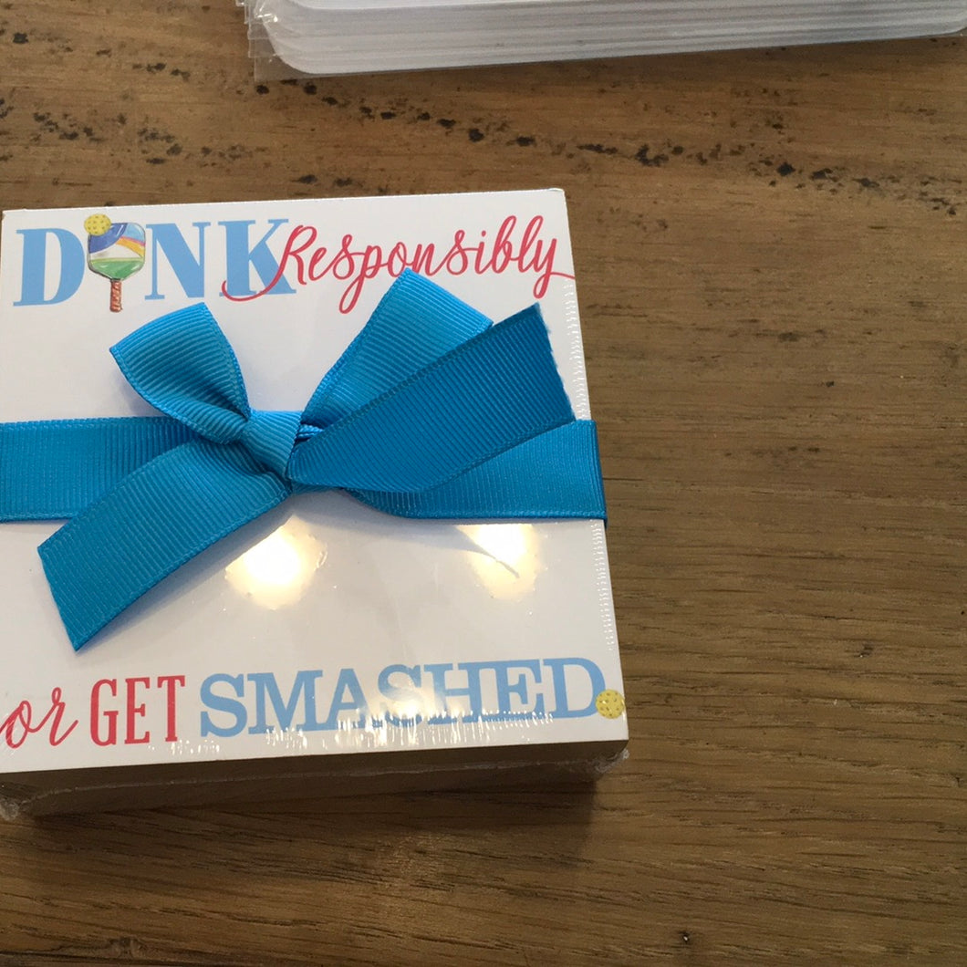 Dink responsibly mini lux pad