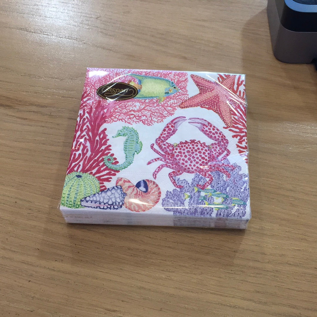 Caspari Under the Sea napkins