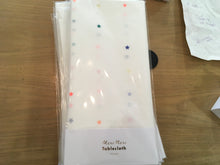 Load image into Gallery viewer, Tablecloth Stars.  Polka dot.  Stripe