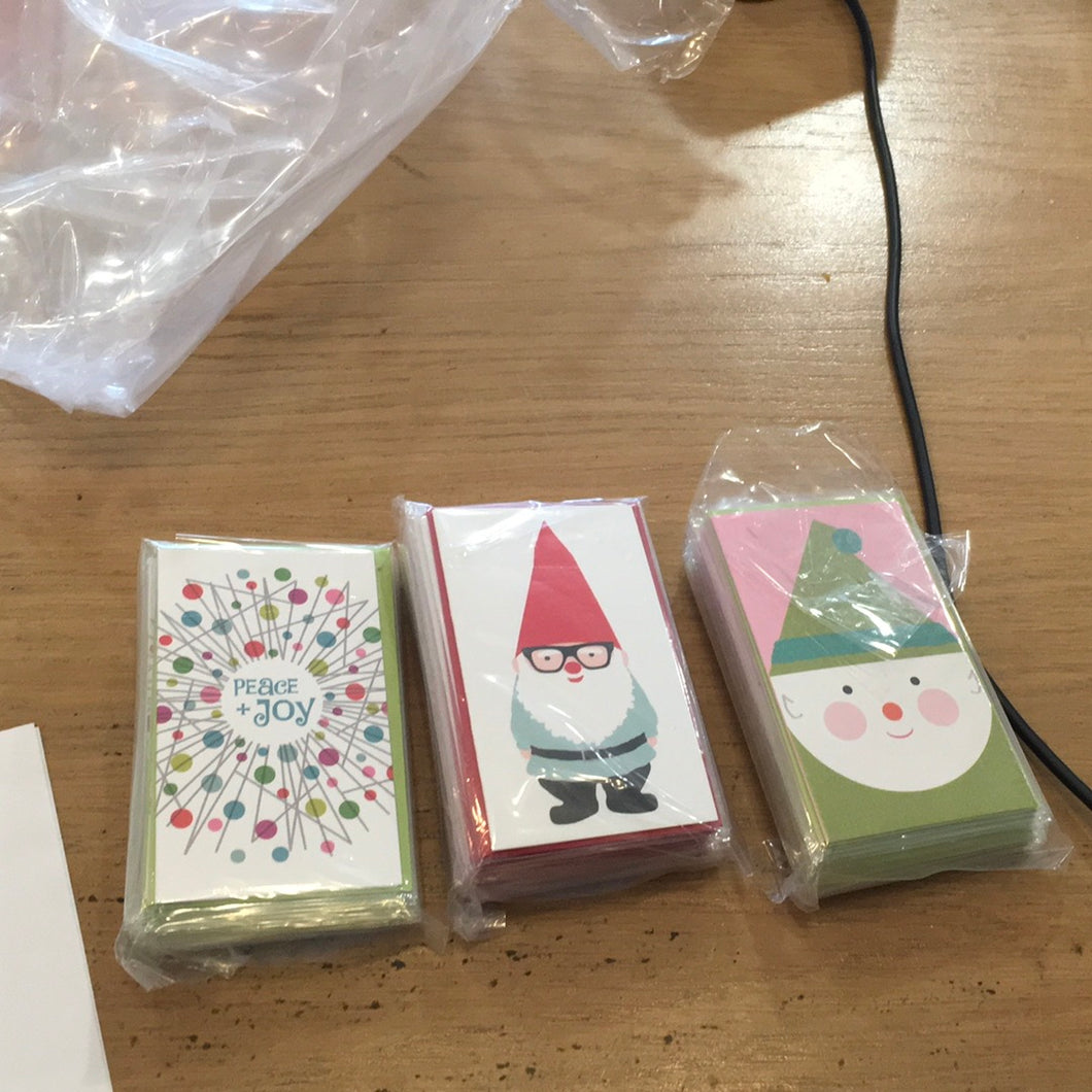 Tiny Christmas card by rock paper scissor